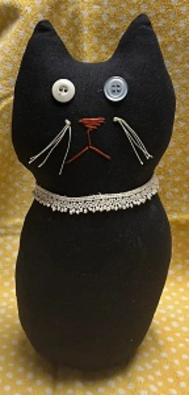 handmade black cat